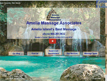 Tablet Screenshot of ameliaislandmassages.com